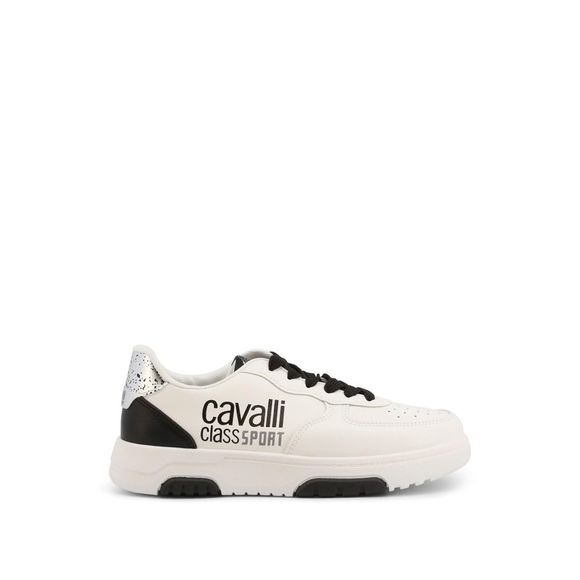 Cavalli Class Shoes - Cavalli Class Sleek Synthetic Sneakers with Rubber Sole